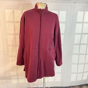 🔥5 for $25 sale🔥 Adidas pink zip up athletic sweatshirt or lightweight jacket
